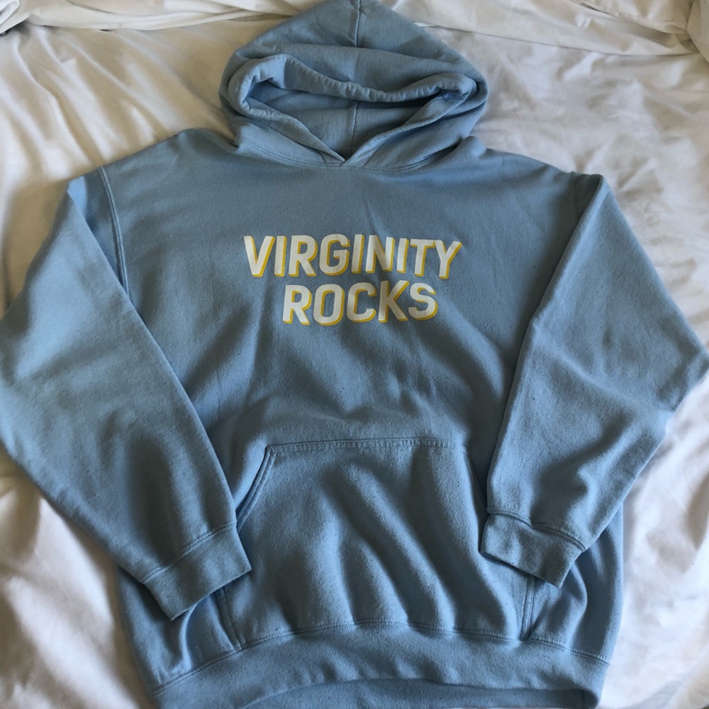 Virginity Rocks Sweatshirt with hood